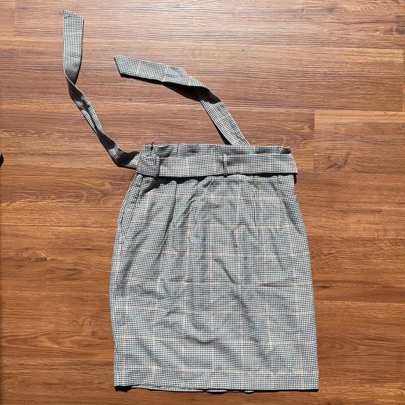 NWT H & M Plaid Fall Pencil Skirt with pockets - Picture 1 of 2